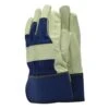 Original Washable Leather Rigger Gloves Blue 2 Original Washable Leather Rigger Gloves Blue -HANS Garden Shop 00066757 tgl416 washable leather