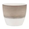 Espresso Cream Textured Indoor Pot Cover 19cm 1 Espresso Cream Textured Indoor Pot Cover 19cm -HANS Garden Shop 00326776 950 Espresso Cream