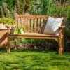 Bramblecrest - Curved Back Flat Arm 2 Seat Bench - Garden Furniture 1 Bramblecrest - Curved Back Flat Arm 2 Seat Bench - Garden Furniture -HANS Garden Shop 10011700 HBST74 8