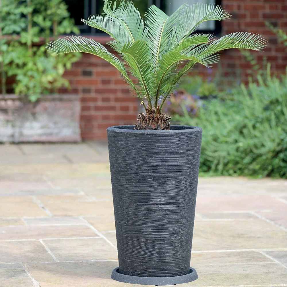 Varese Med Planter - Dark Brown 35cm 3 Varese Med Planter - Dark Brown 35cm
