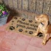 Wipe Your Paws Mat - 75cm X 45cm 2 Wipe Your Paws Mat - 75cm X 45cm -HANS Garden Shop 10090753 5511012 Wipe your Paws Doormat 75 x 45cm Insitu 2