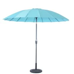 Shanghai Parasol - 2.7m - Aqua 8 Shanghai Parasol - 2.7m - Aqua -HANS Garden Shop 10117572 Aqua Shanghai Parasol 3