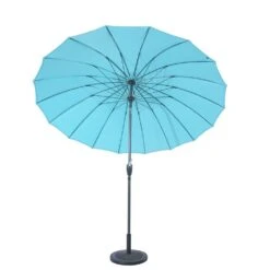 Shanghai Parasol - 2.7m - Aqua 9 Shanghai Parasol - 2.7m - Aqua -HANS Garden Shop 10117572 Aqua Shanghai Parasol 4