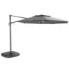 Free Arm Parasol 3.3m LED Lights And Bluetooth Speaker 1 Free Arm Parasol 3.3m LED Lights And Bluetooth Speaker -HANS Garden Shop 10160961 Parasol 3.3m Free Arm grey