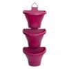 Elho Corsica Vertical Forest 24cm Set Of 3 - Cherry Red 1 Elho Corsica Vertical Forest 24cm Set Of 3 - Cherry Red -HANS Garden Shop 10205822 8711904350499.01