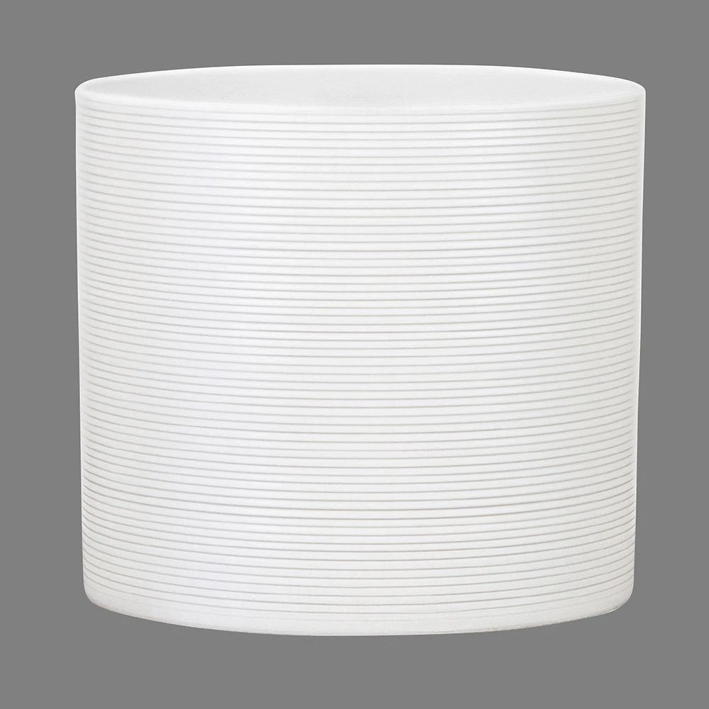 Ripple Effect Soft White Indoor Pot Cover 19cm 4 Ripple Effect Soft White Indoor Pot Cover 19cm - Image 2
