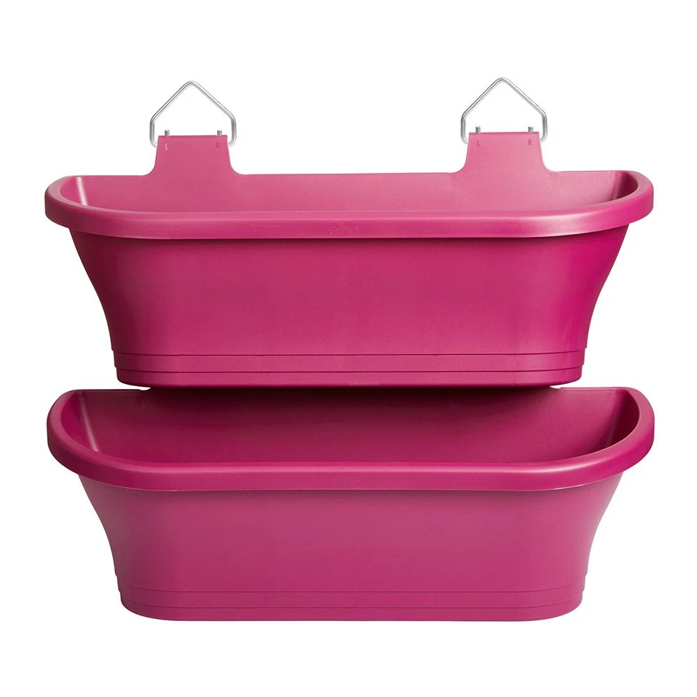 Elho Corsica Vertical Forest Large Set Of 2 - Cherry Red 3 Elho Corsica Vertical Forest Large Set Of 2 - Cherry Red