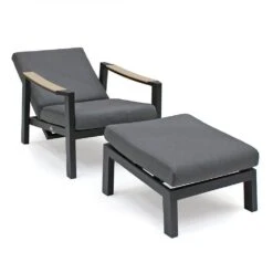 Kettler - Elba Relaxer - Garden Furniture 11 Kettler - Elba Relaxer - Garden Furniture -HANS Garden Shop 10233268 0393139 0200 Elba Relaxer with foot stool reclined Studio