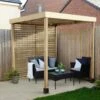 Direct - Modular Pergola With 1 Side Set 2 Direct - Modular Pergola With 1 Side Set -HANS Garden Shop 10236417 MODPERG1PPK