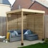 Direct - Modular Pergola With 2 Sides Set 1 Direct - Modular Pergola With 2 Sides Set -HANS Garden Shop 10236418 MOPERG2PPK
