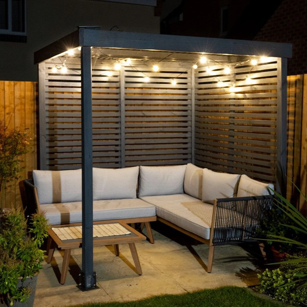 Direct - Modular Pergola With 2 Sides Set 4 Direct - Modular Pergola With 2 Sides Set - Image 2