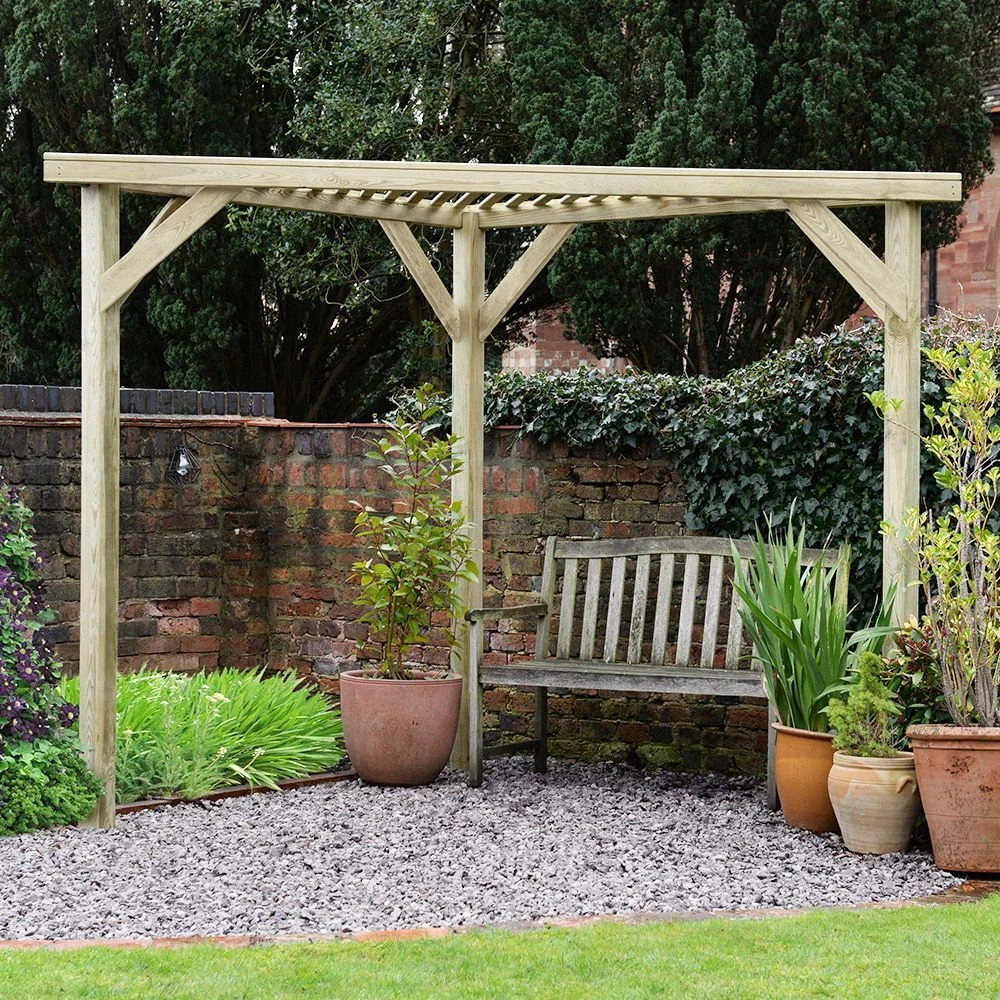 Direct - Slatted Corner Pergola 4 Direct - Slatted Corner Pergola - Image 2