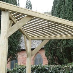 Direct - Slatted Corner Pergola 10 Direct - Slatted Corner Pergola -HANS Garden Shop 10236422 SCP90 4
