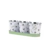 Bee Print 3 Pots On A Tray 1 Bee Print 3 Pots On A Tray -HANS Garden Shop 1024582420 20BEE035 02