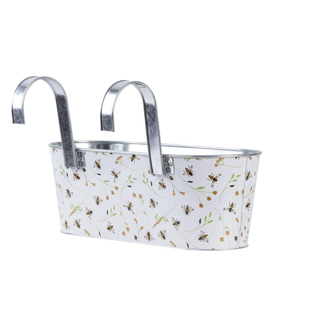 Bee Print Planters With Hooks 5 Bee Print Planters With Hooks - Image 3