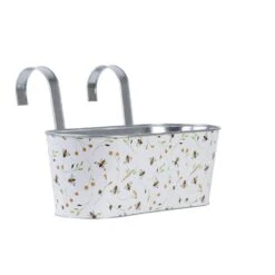 Bee Print Planters With Hooks