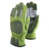 Leather Flexi Rigger Gloves - Green - Medium