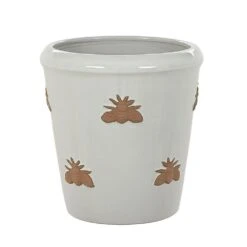 Bumble Pot - 25cm 11 Bumble Pot - 25cm -HANS Garden Shop 10253553 BUMBLE WH BEE