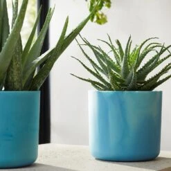 Elho - Ocean Collection - Atlantic Blue - Round 22cm 11 Elho - Ocean Collection - Atlantic Blue - Round 22cm -HANS Garden Shop 10273861 10273863 10273865 10273867 the ocean collection blue.i1.jpg 2