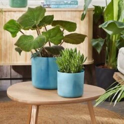 Elho - Ocean Collection - Atlantic Blue - Round 22cm 10 Elho - Ocean Collection - Atlantic Blue - Round 22cm -HANS Garden Shop 10273861 10273863 10273865 10273867 the ocean collection blue.i2