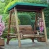 Charles Taylor - Dorset 2 Seater Swing Green Roof - Garden Furniture 2 Charles Taylor - Dorset 2 Seater Swing Green Roof - Garden Furniture -HANS Garden Shop 10283807 HB133G