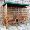 Charles Taylor - Grand Henley Arbour Green Roof - Garden Furniture 1 Charles Taylor - Grand Henley Arbour Green Roof - Garden Furniture -HANS Garden Shop 10283905 HB222G 9