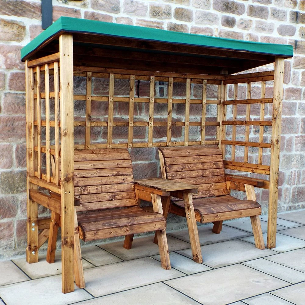 Charles Taylor - Grand Henley Arbour Green Roof - Garden Furniture 3 Charles Taylor - Grand Henley Arbour Green Roof - Garden Furniture