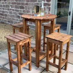 Charles Taylor - Alfresco Bar Set Four Seater - Garden Furniture