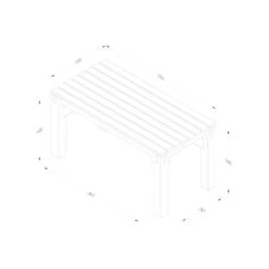 Forest Direct - Forest Modular Bench And Trellis Garden Seating Set - Garden Furniture 22 Forest Direct - Forest Modular Bench And Trellis Garden Seating Set - Garden Furniture -HANS Garden Shop 1028860220 20MODSEAT1 11