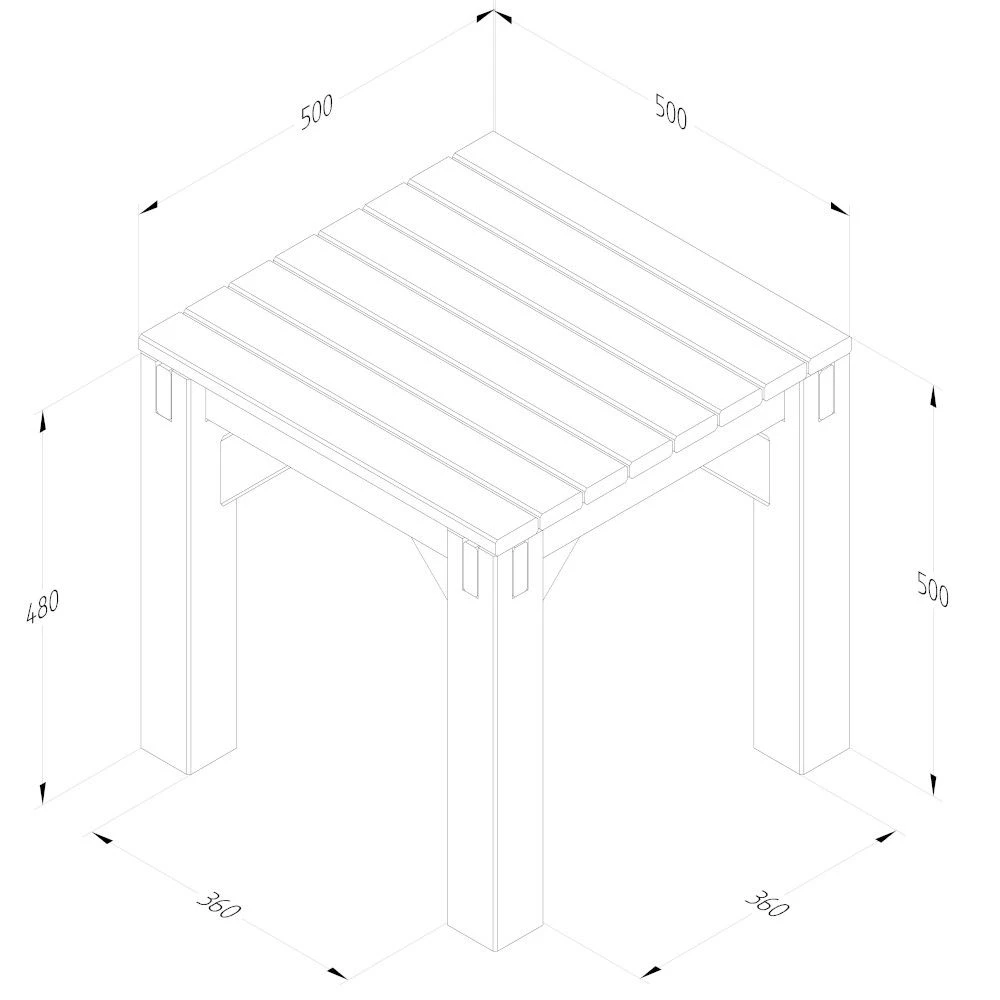 Forest Direct - Forest Modular Bench And Trellis Garden Seating Set - Garden Furniture 13 Forest Direct - Forest Modular Bench And Trellis Garden Seating Set - Garden Furniture - Image 11