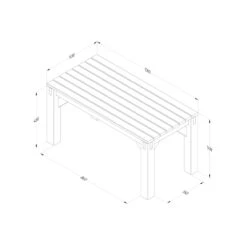 Forest Direct - Forest Modular Corner Bench And Trellis Garden Seating Set - Garden Furniture 22 Forest Direct - Forest Modular Corner Bench And Trellis Garden Seating Set - Garden Furniture -HANS Garden Shop 1028860420 20MODSEAT3 12