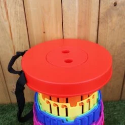 Rainbow Telescopic Stool 8 Rainbow Telescopic Stool -HANS Garden Shop 10291560 Rainbow Lid